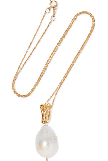 Alighieri The Remedy Chapter I Gold Plated Pearl Necklace