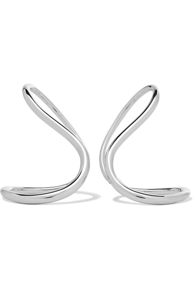 Charlotte Chesnais Slide Silver Earrings