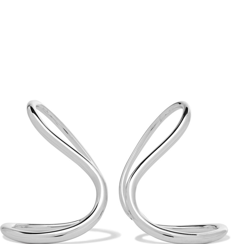 Charlotte Chesnais Slide Silver Earrings